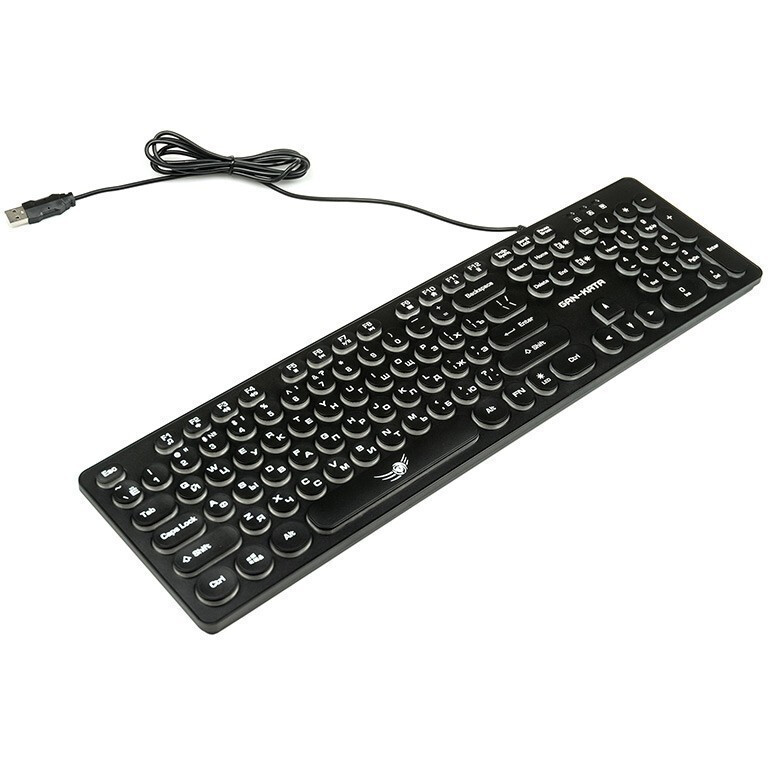 Клавиатура Dialog KGK-16U Black - фото 4