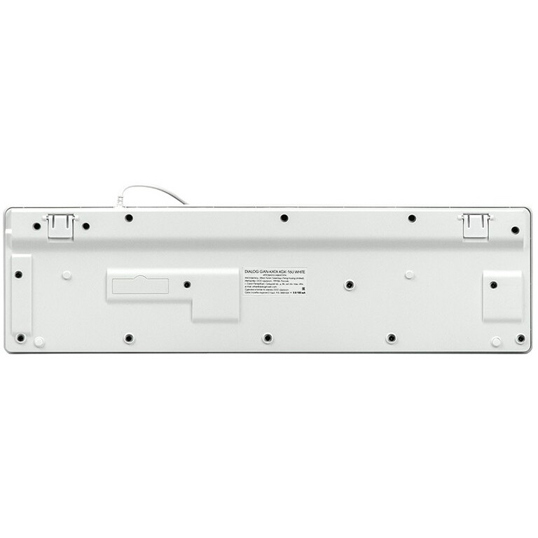 Клавиатура Dialog KGK-16U White - фото 3