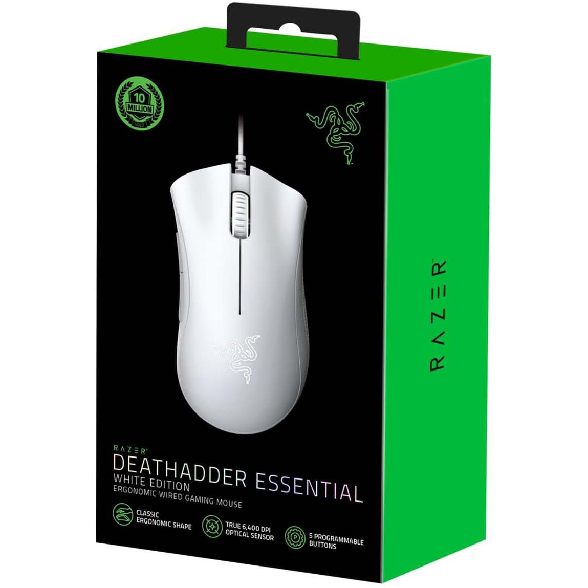 Мышь Razer DeathAdder Essential (2021) White - RZ01-03850200-R3M1 - фото 4