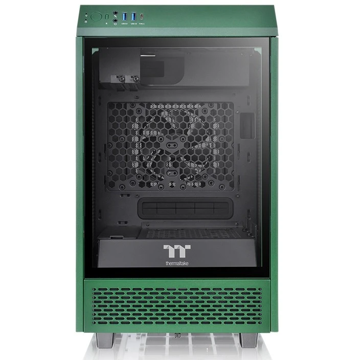 Корпус Thermaltake The Tower 100 Racing Green (CA-1R3-00SCWN-00) - фото 2