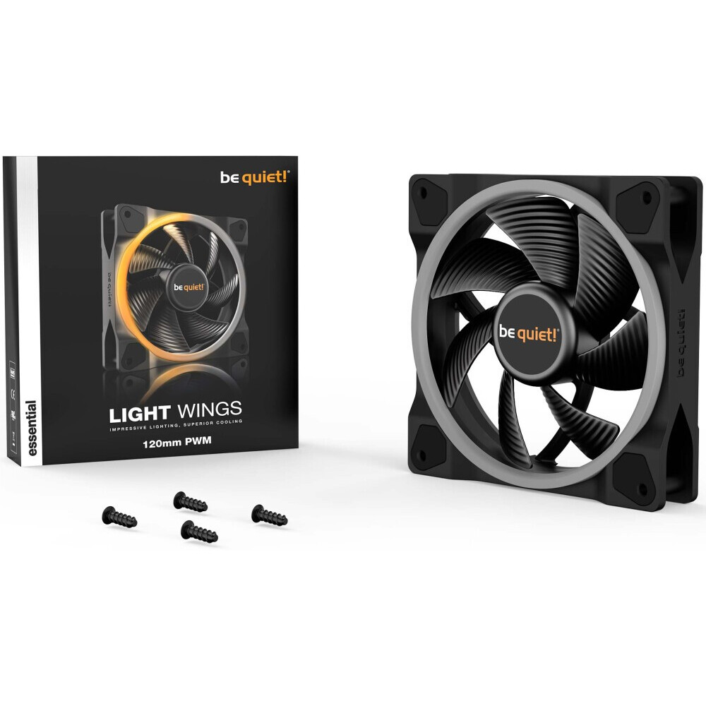 Вентилятор для корпуса Be Quiet Light Wings 120mm PWM - BL072 - фото 2