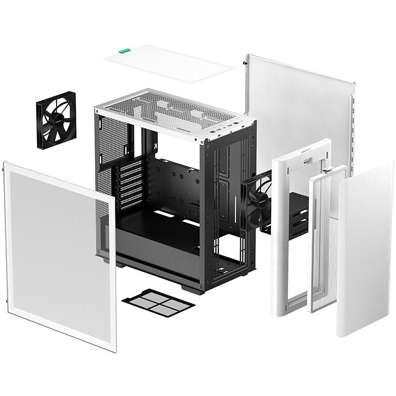 Корпус DeepCool CK500 White - R-CK500-WHNNE2-G-1 - фото 10