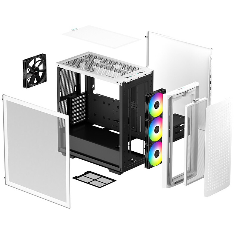Корпус DeepCool CK560 White - R-CK560-WHAAE4-G-1 - фото 10