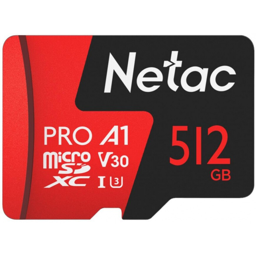Карта памяти 512GB MicroSD Netac P500 Extreme Pro (NT02P500PRO-512G-S)
