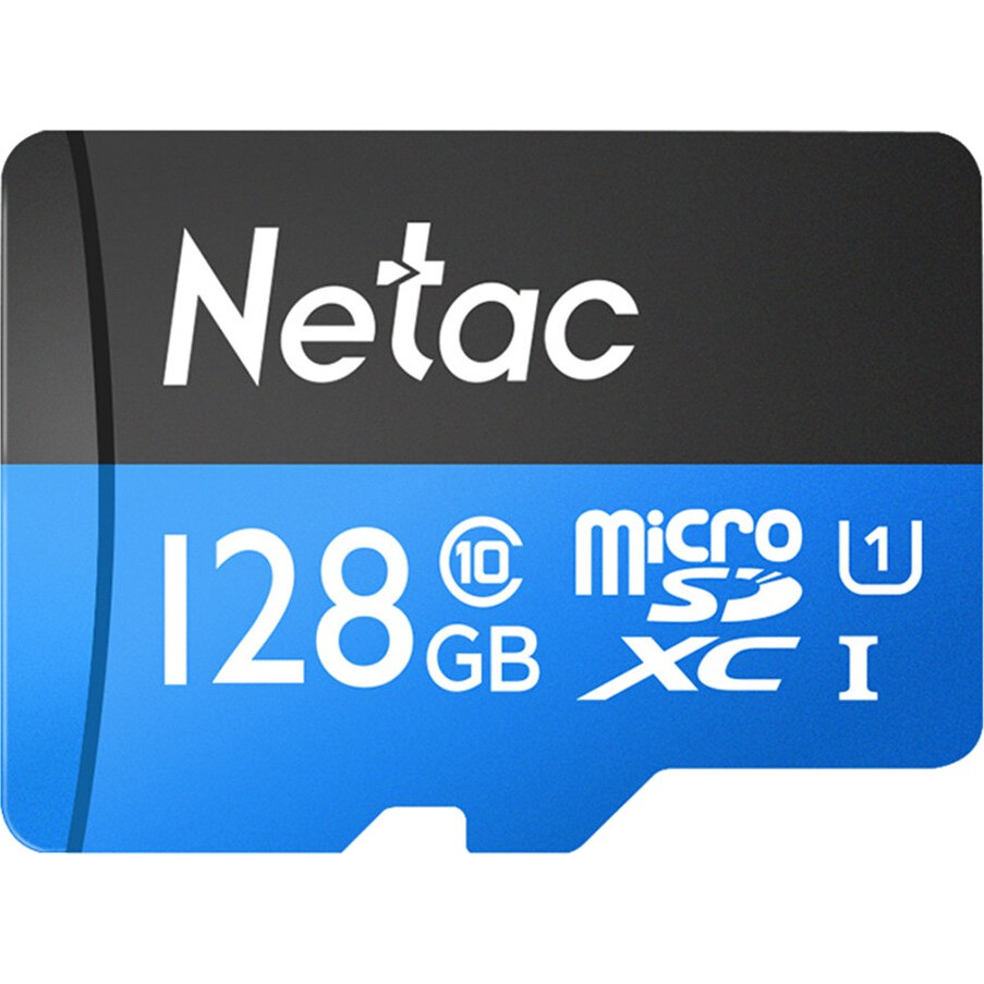 Карта памяти 128GB MicroSD Netac P500 Standard (NT02P500STN-128G-S)