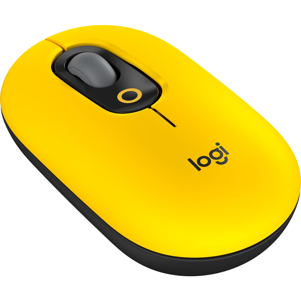 Мышь Logitech POP Mouse with emoji Blast Yellow (910-006546/6424/6420) - фото 2