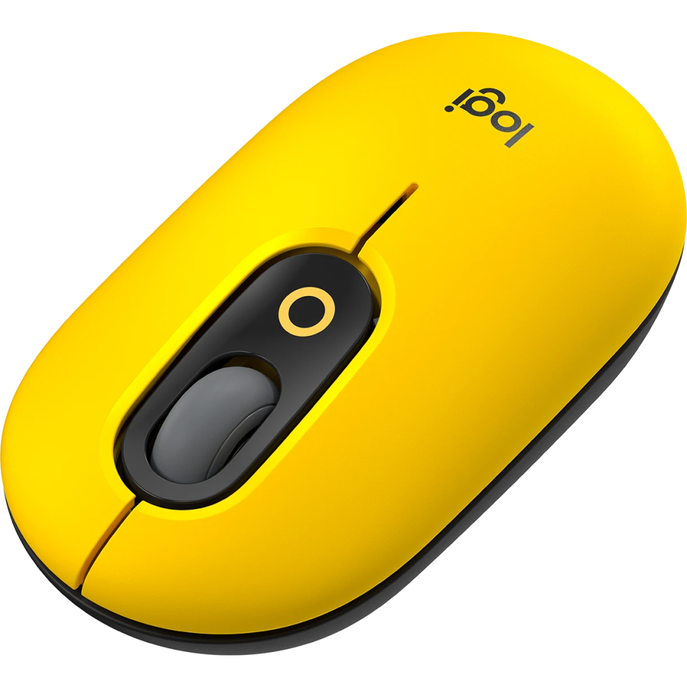 Мышь Logitech POP Mouse with emoji Blast Yellow (910-006546/6424/6420) - фото 3