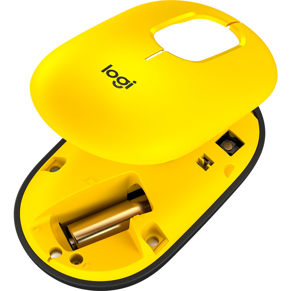 Мышь Logitech POP Mouse with emoji Blast Yellow (910-006546/6424/6420) - фото 5