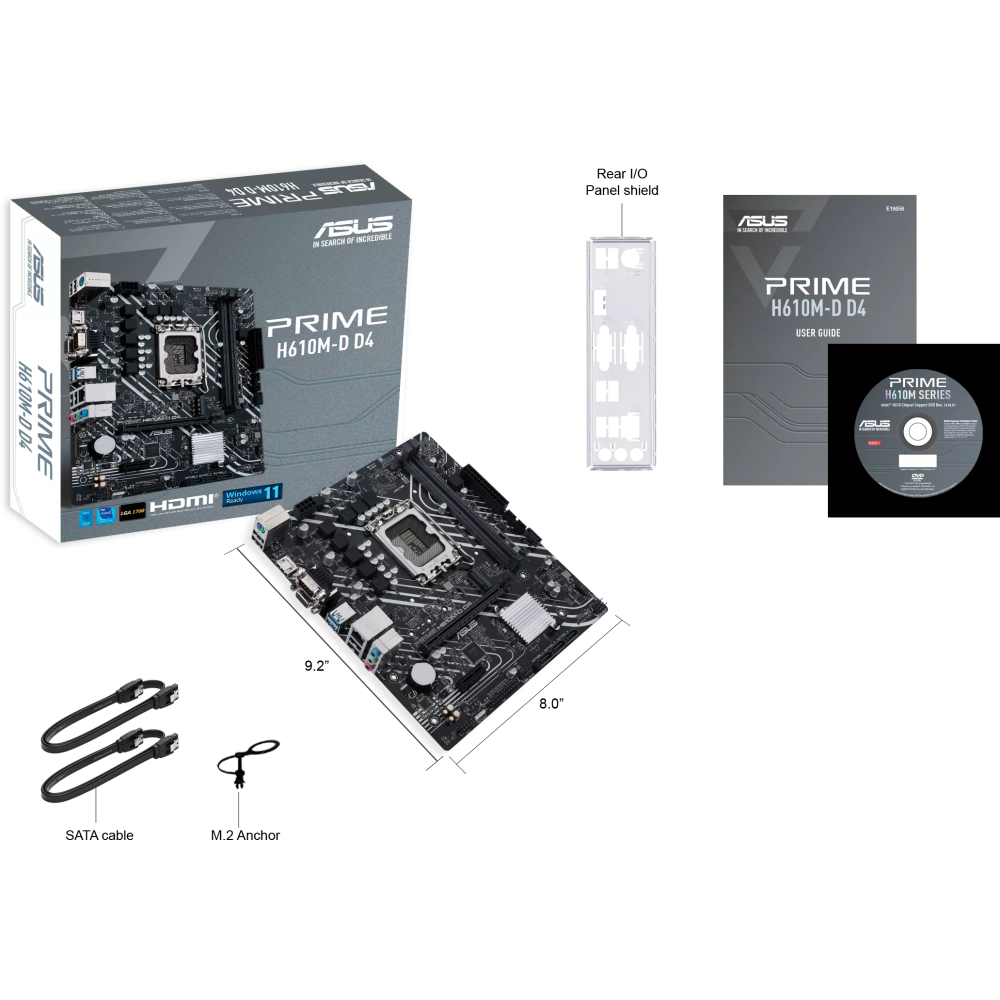 Материнская плата ASUS PRIME H610M-D D4 - фото 5