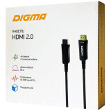 Кабель HDMI - HDMI, 50м, Digma BHP AOC 2.0-50 v2.0