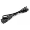 Кабель питания C19 - C14, 0.5м, Lanmaster LAN-PP19/14-0.5-BK