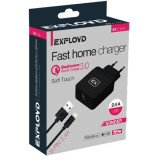 Сетевое зарядное устройство Exployd EX-Z-624