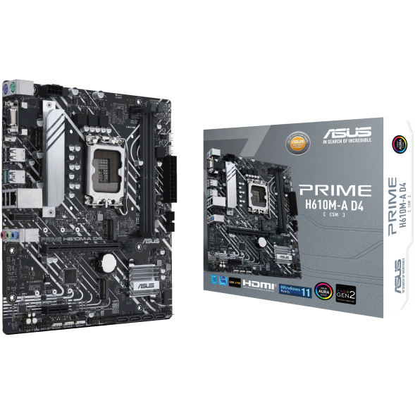 Материнская плата ASUS PRIME H610M-A D4-CSM - фото 5