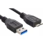 Кабель USB A (M) - microUSB 3.0 B (M), 0.5м, Buro MK30-AM-0.5 Black