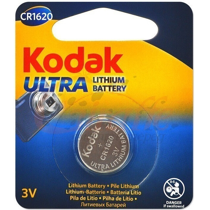 Батарейка Kodak (CR1620, 1 шт.) - B0029112