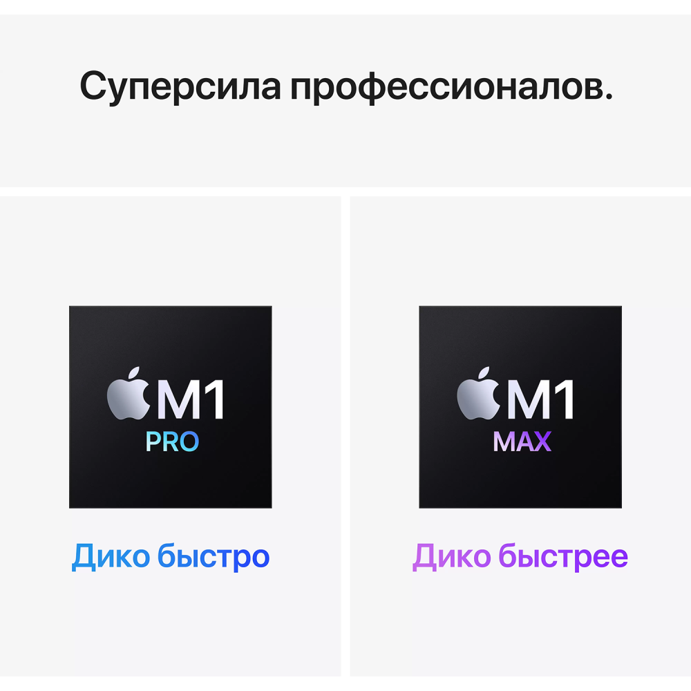 Ноутбук Apple MacBook Pro 14 Silver (M1 Pro, 2021) (MKGT3RU/A) - фото 6