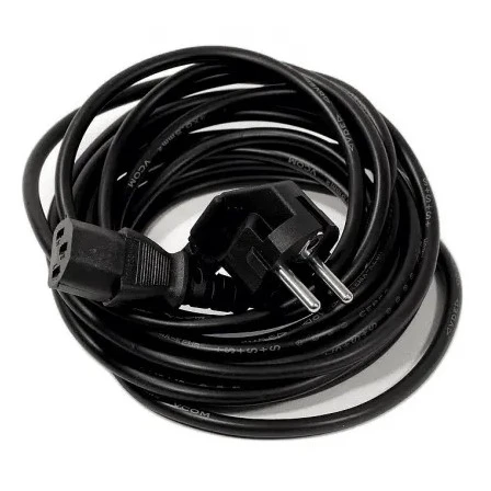 Кабель питания Schuko - C13, 5м, VCOM CE021-CU0.5-5M