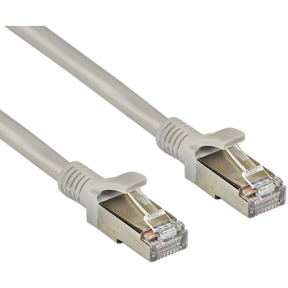 Патч-корд ExeGate FTP-RJ45-RJ45-C5e-1M-GY, 1м