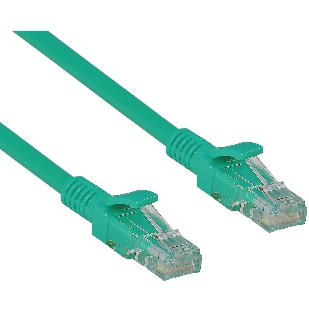 Патч-корд ExeGate UTP-RJ45-RJ45-5e-0,5M-GN, 0.5м