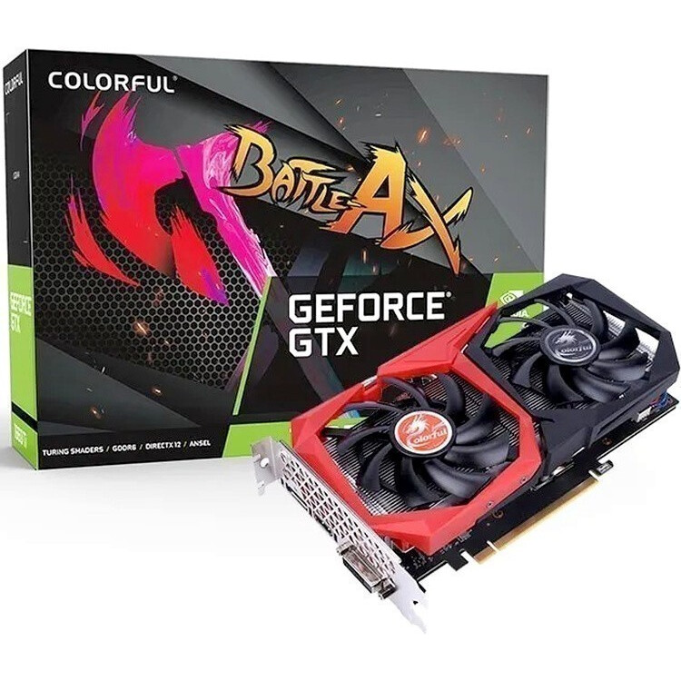 Видеокарта NVIDIA GeForce GTX 1660 Super Colorful 6GB (GTX 1660 SUPER NB 6G V2-V) - фото 5