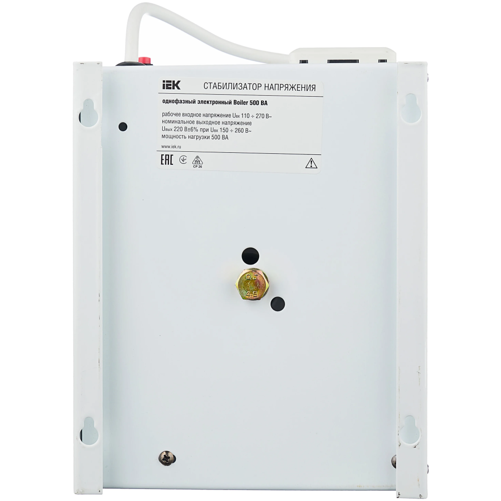 Стабилизатор напряжения IEK BOILER 0,5кВА - IVS24-1-00500 - фото 3
