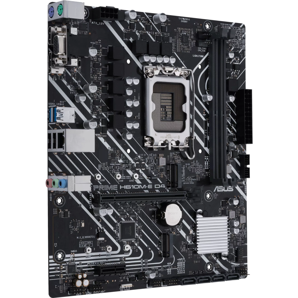 Материнская плата ASUS PRIME H610M-E D4-CSM - фото 2