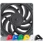 Вентилятор для корпуса Noctua NF-A12x25 PWM chromax.black - NF-A12X25-PWM-CH.BK.S