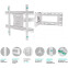 Кронштейн Onkron M7L White - M7L-W - фото 3