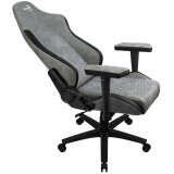 Игровое кресло AeroCool CROWN AeroSuede Stone Grey (4711099471232)
