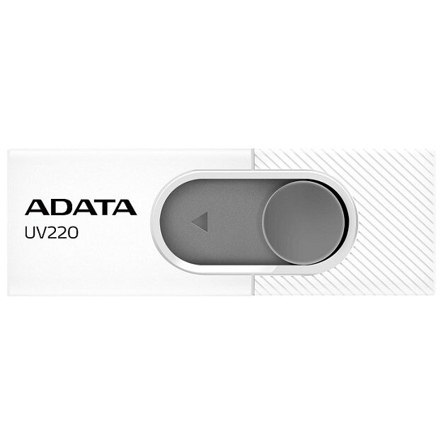 USB Flash накопитель 32GB ADATA UV220 White/Grey