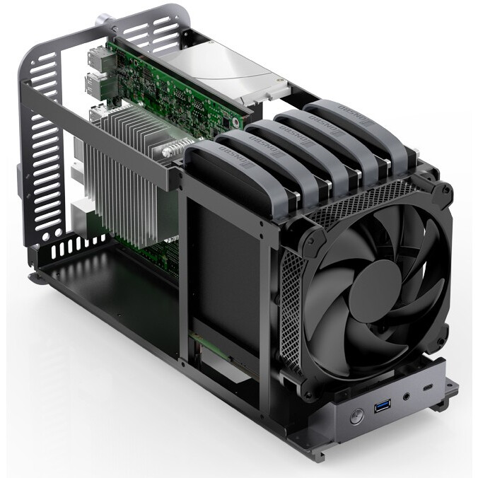 Корпус Jonsbo N1 Grey - фото 7