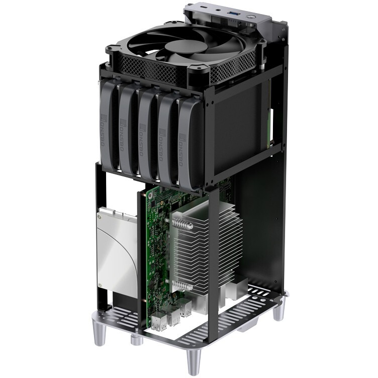 Корпус Jonsbo N1 Grey - фото 10