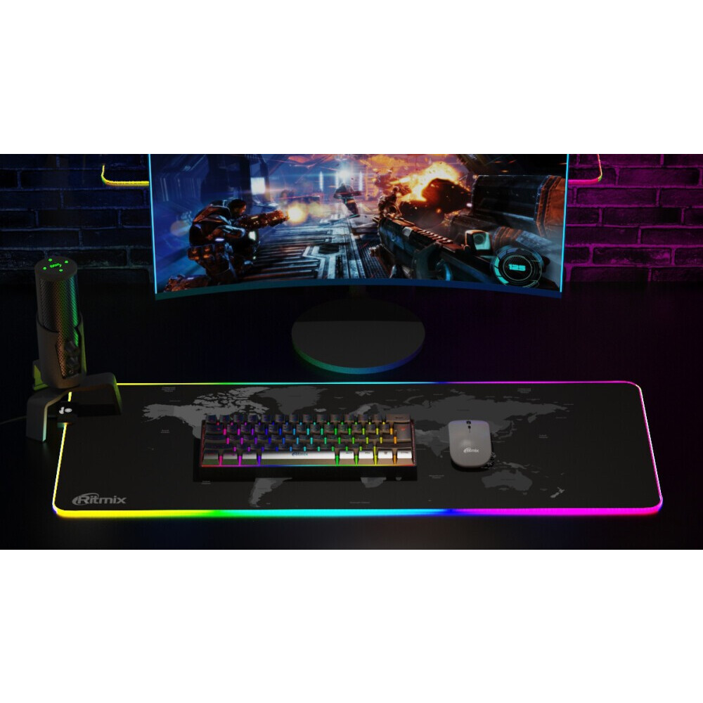 Коврик для мыши Ritmix MPD-180 Black - фото 4