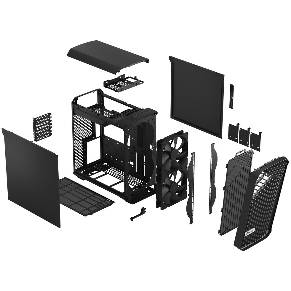 Корпус Fractal Design Torrent Compact Black Solid - FD-C-TOR1C-04 - фото 12
