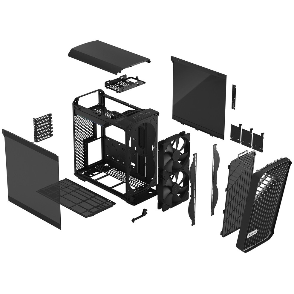 Корпус Fractal Design Torrent Compact Black TG Dark Tint - FD-C-TOR1C-01 - фото 10