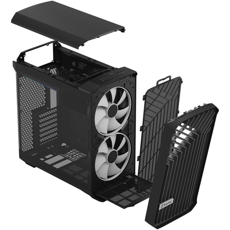 Корпус Fractal Design Torrent Compact RGB Black TG Light Tint - FD-C-TOR1C-02 - фото 9