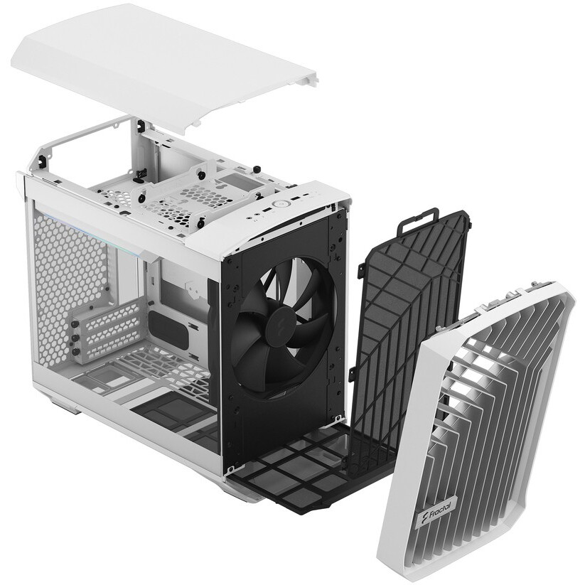 Корпус Fractal Design Torrent Nano White TG Clear Tint - FD-C-TOR1N-03 - фото 9