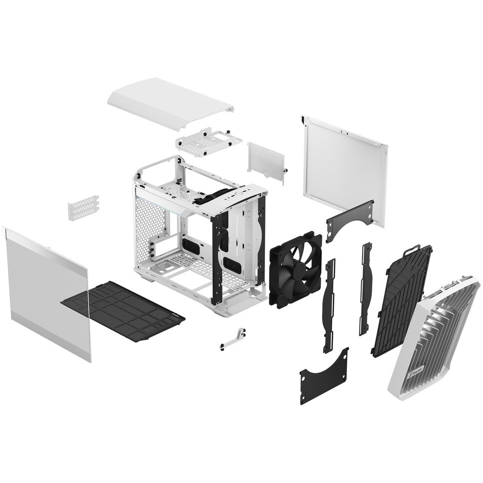 Корпус Fractal Design Torrent Nano White TG Clear Tint - FD-C-TOR1N-03 - фото 10