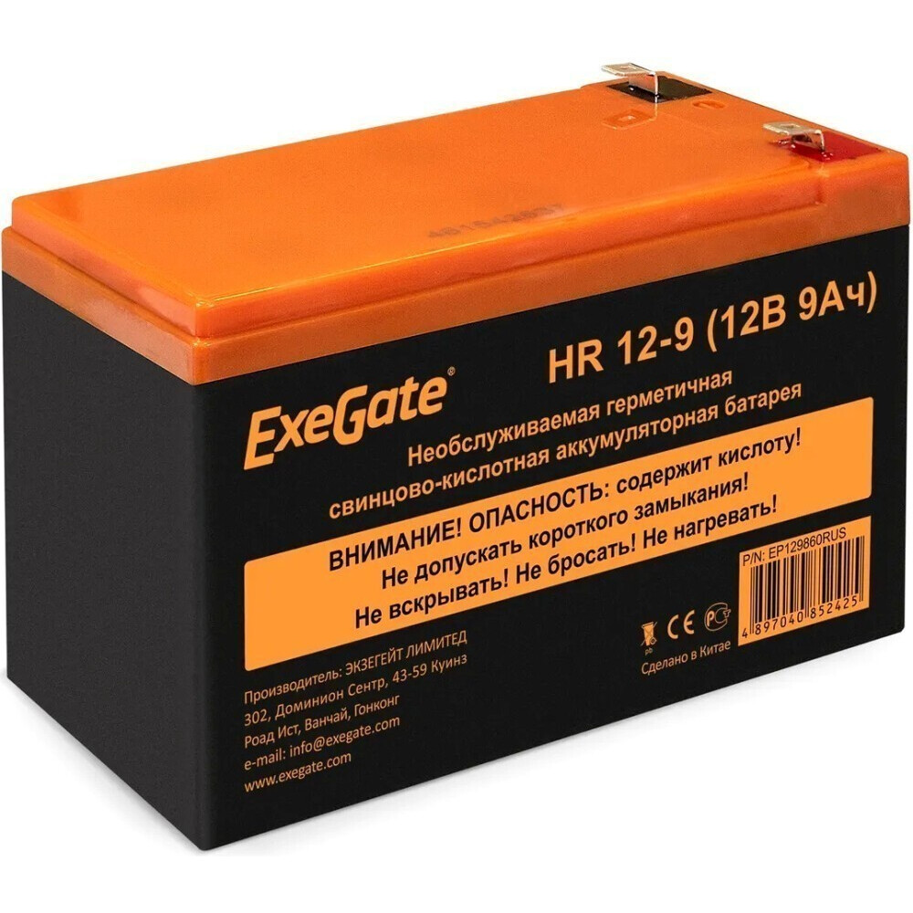 Аккумуляторная батарея ExeGate EG9-12/HR 12-9/EXG1290 F2