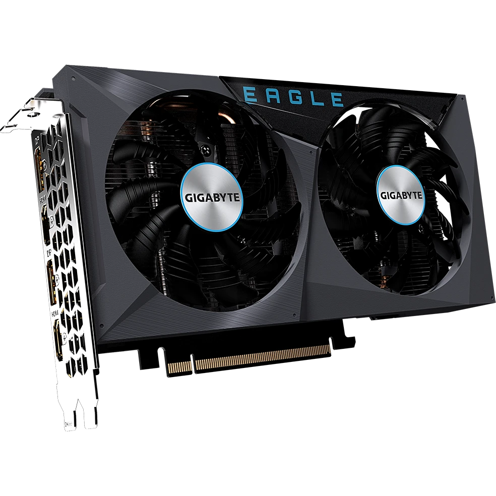 Видеокарта NVIDIA GeForce RTX 3050 Gigabyte 8Gb (GV-N3050EAGLE OC-8GD)
