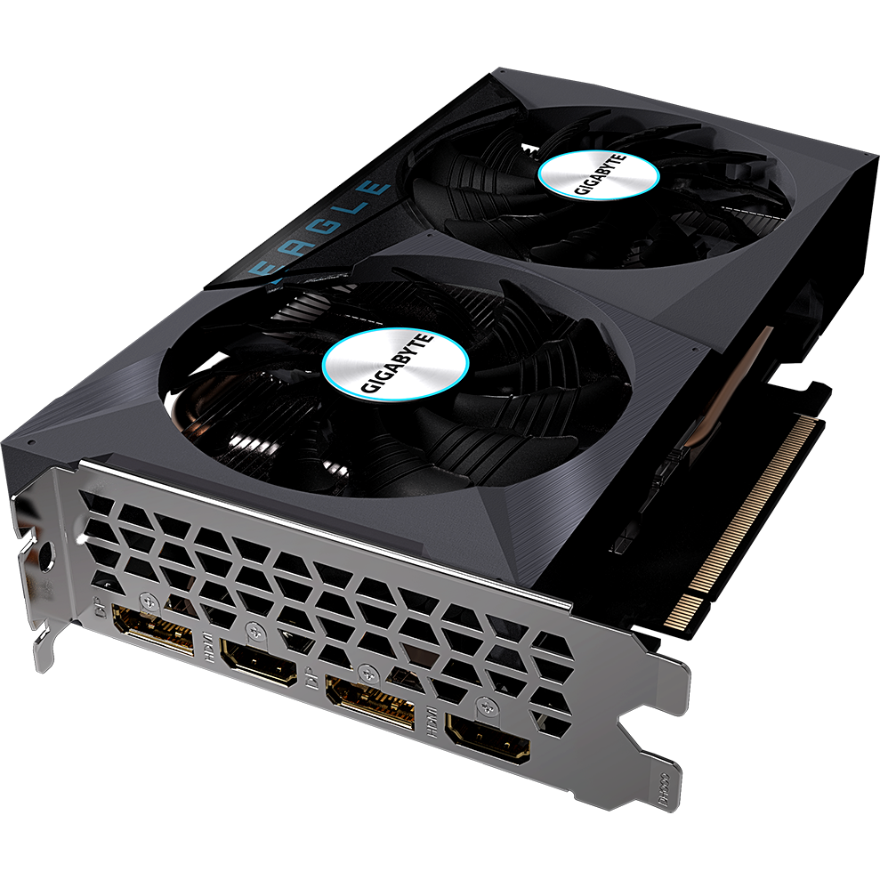 Видеокарта NVIDIA GeForce RTX 3050 Gigabyte 8Gb (GV-N3050EAGLE OC-8GD) - фото 4