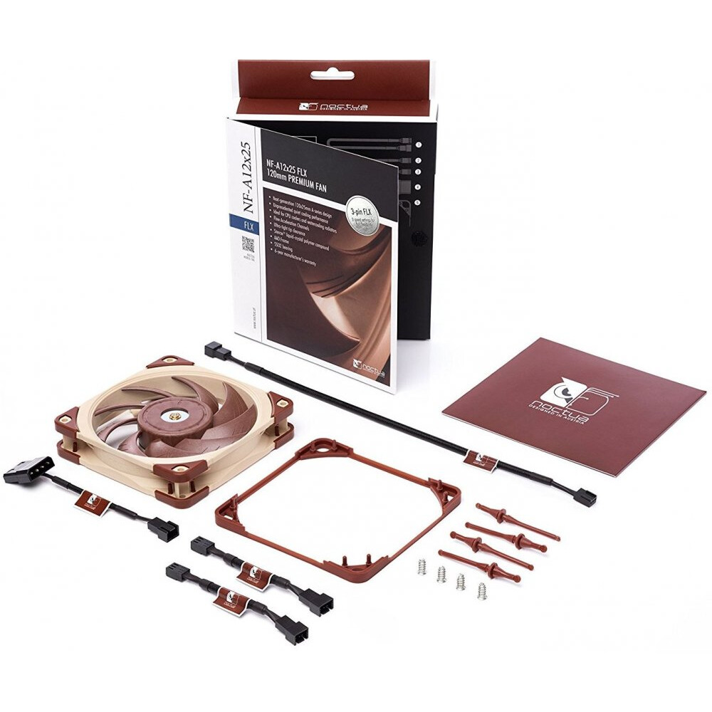 Вентилятор для корпуса Noctua NF-A12X25 FLX - NF-A12X25-FLX - фото 7