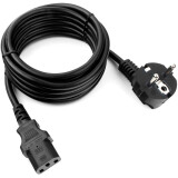 Кабель питания Schuko - C13, 3м, Cablexpert PC-186-1-3M