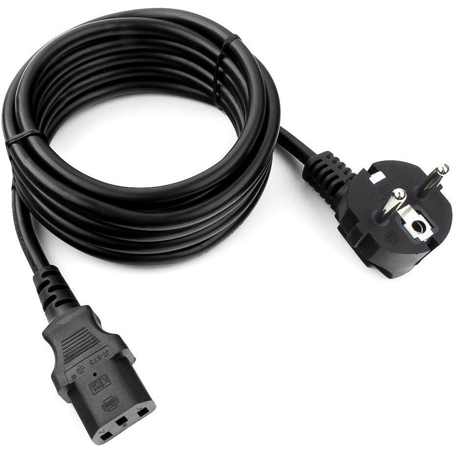 Кабель питания Schuko - IEC-320-C13, 3м, Cablexpert PC-186-1-3M