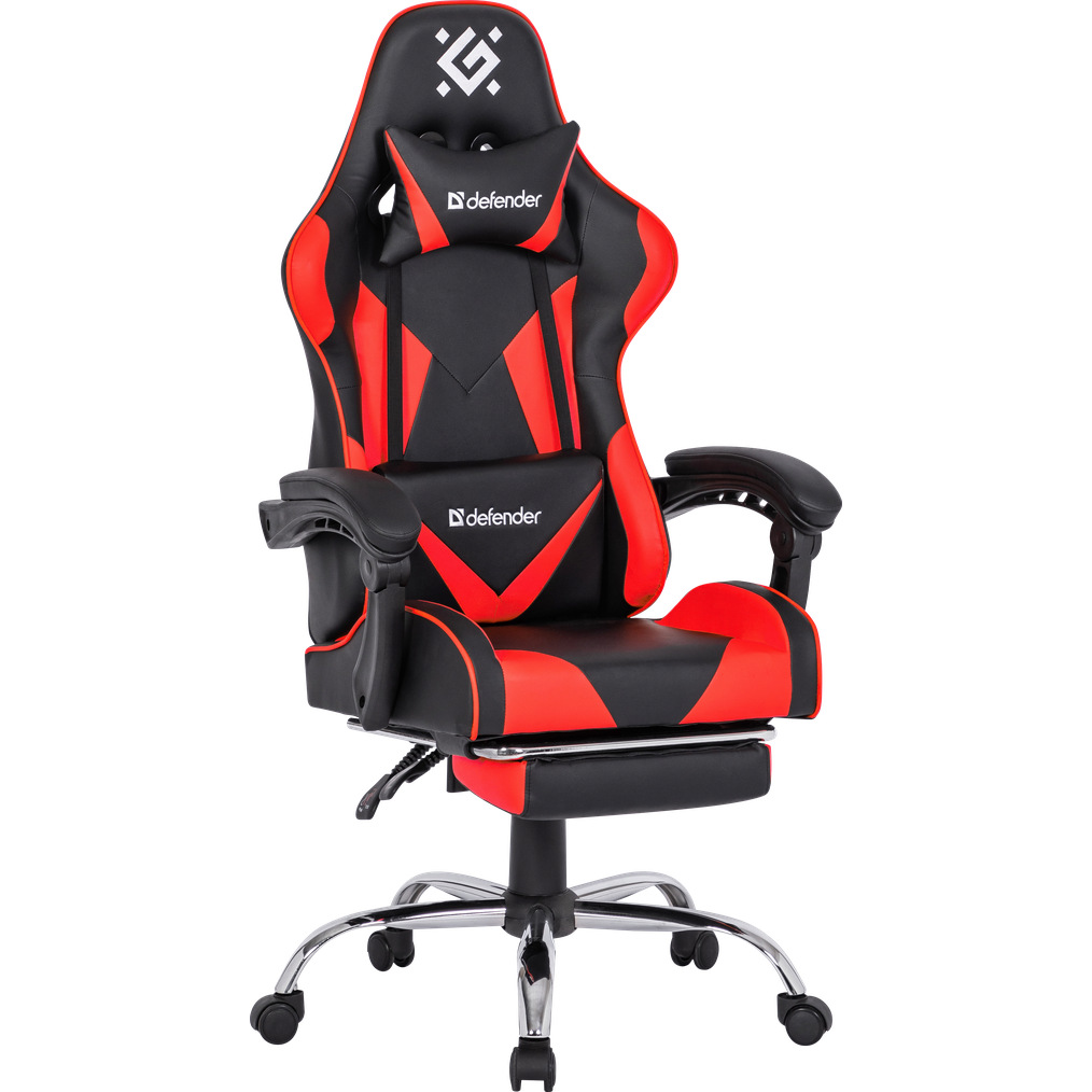 Игровое кресло Defender Pilot Red/Black