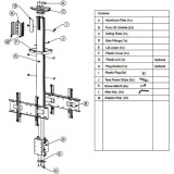 Кронштейн SMS Flatscreen CH STD2000 A/S EU (PL061087EU-P0)