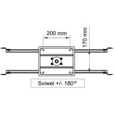 Кронштейн SMS Flatscreen CH STD2000 A/S EU (PL061087EU-P0)