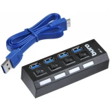 USB-концентратор Buro BU-HUB4-U3.0-L