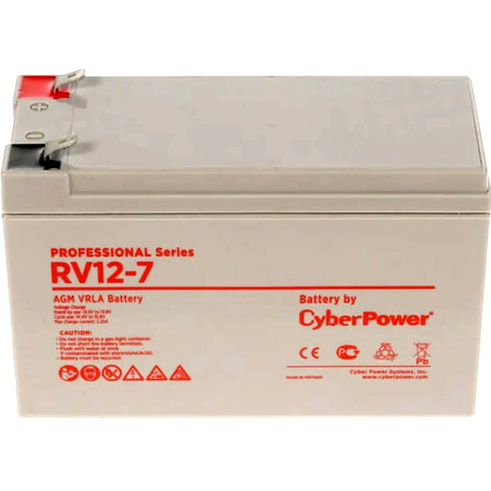 Аккумуляторная батарея CyberPower 12V7.5Ah - RV 12-7