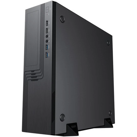 Корпус Powerman EL555BK 300W Black - 6143524 - фото 2